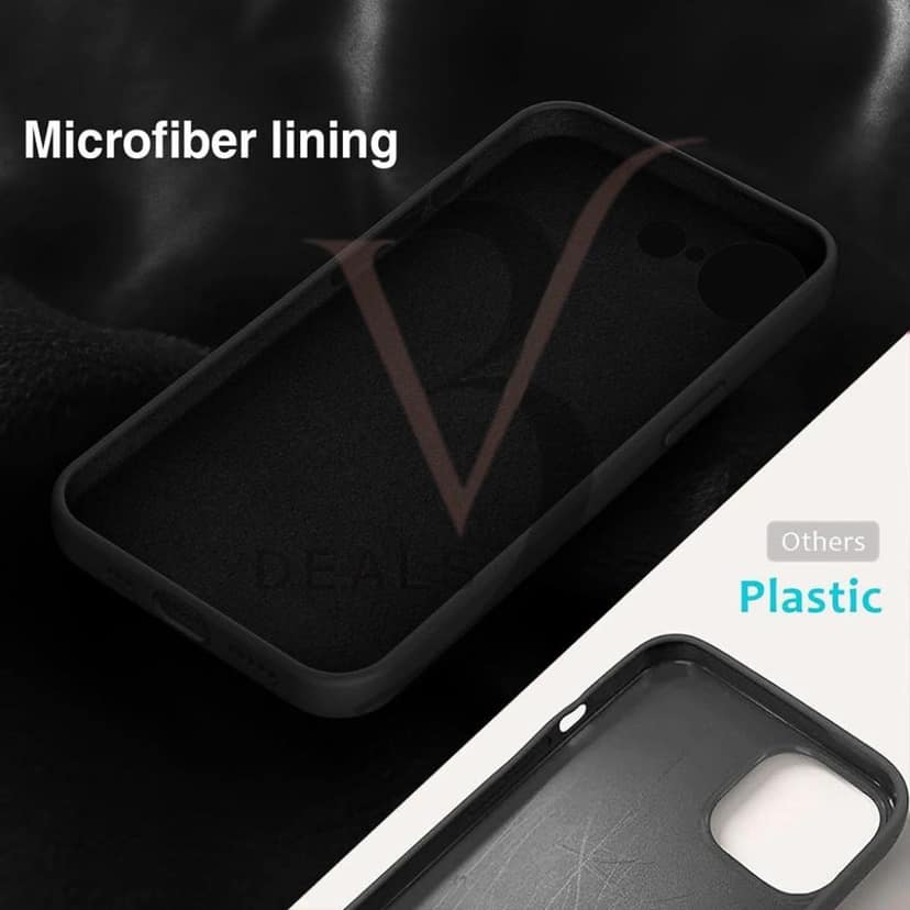 V3Deals Silicone Back Cover Compatible for iPhone SE4/16E, Scratch-Resistant, Anti-Fingerprint, Raised Screen Edge Protection 1.2mm view 7