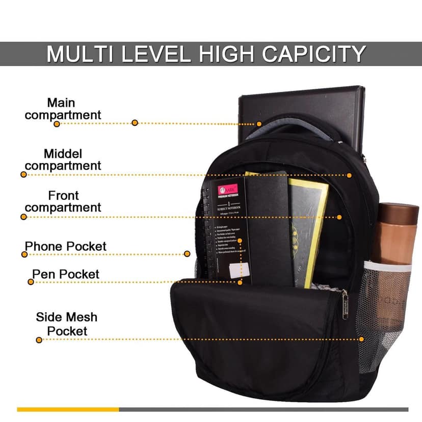 RIGHT CHOICE Large 45L Laptop Backpack Daily use Unisex office/school/college Laptop Backpack view 4