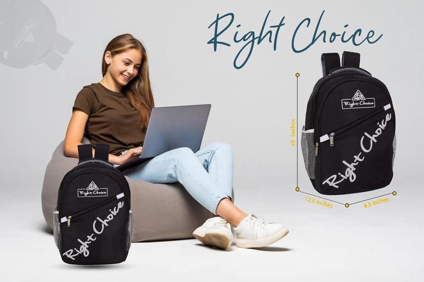 RIGHT CHOICE Large 45L Laptop Backpack Daily use Unisex office/school/college Laptop Backpack view 5