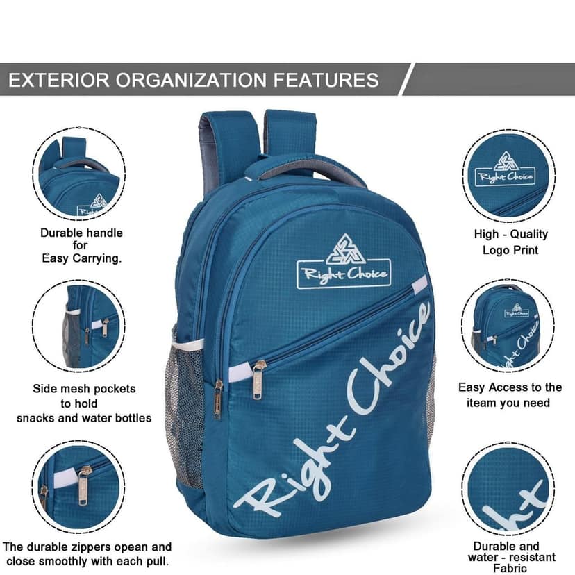RIGHT CHOICE Large 45L Laptop Backpack Daily use Unisex office/school/college Laptop Backpack view 9