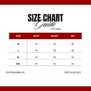 Handblockprinted Cotton Kurta for Men