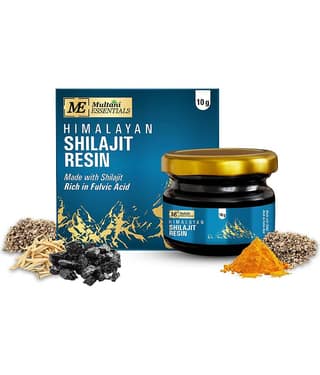 Multani Himalayan Shilajit Resin | For Strength, Stamina & Energy, Antioxidant |Physical & Brain Health Booster- 10 g