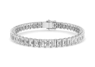 Stackable Emerald Tennis Bracelet