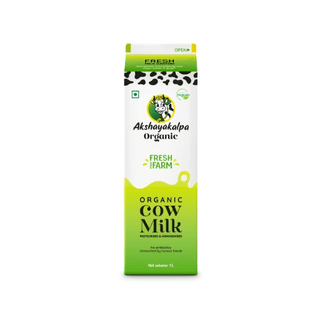 Akshayakalpa Organic Cow Milk Pasteurized & Homogenized-1000 ml