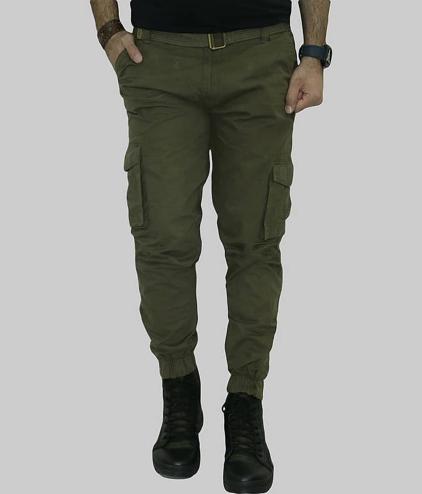 Urban Legends Regular Flat Men's Cargos - Black ( Pack of 1 )