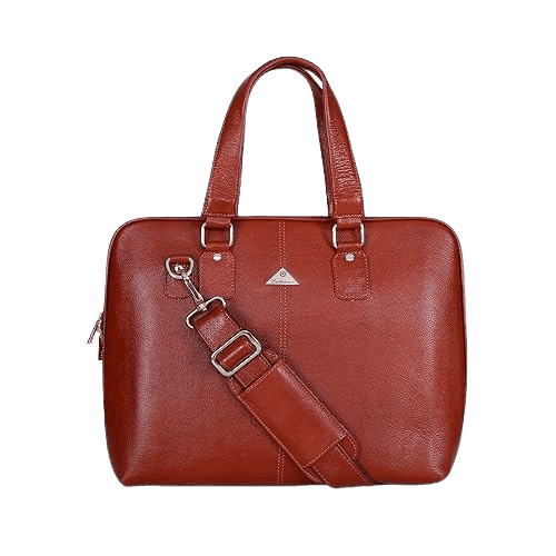 LEATHERMAN LEATHER LAPTOP BAG-1011 TAN