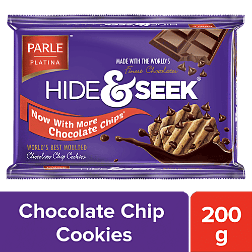 PARLE HIDE & SEEK CHOCOLATES CHIP COOKIES 200 GM