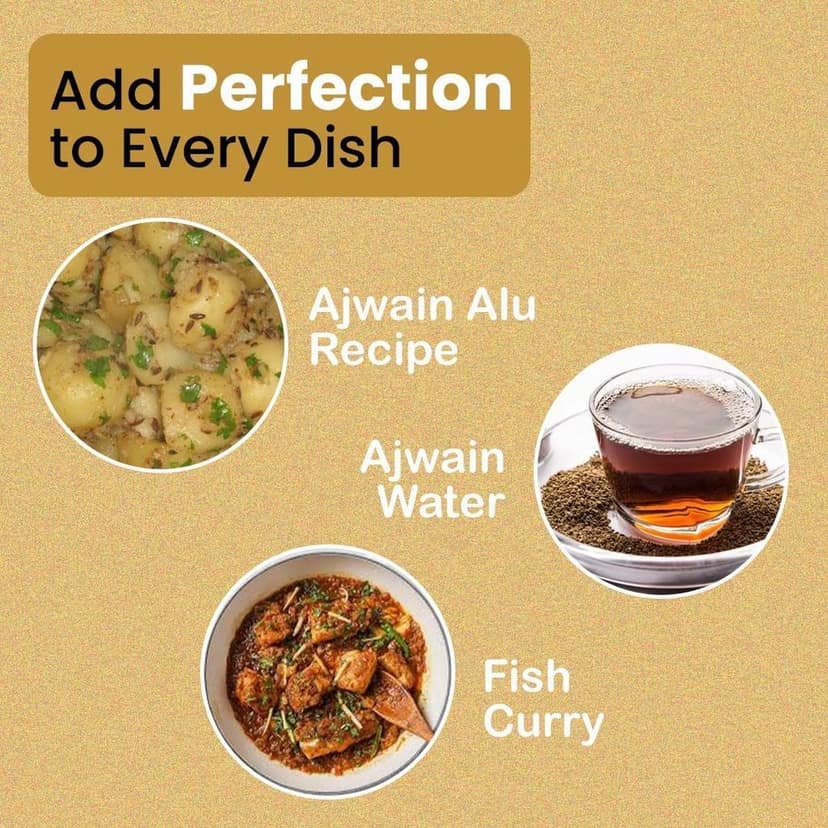 Buy Phoran Ajwain l Carom Seed | Premium Ajwain l Owa l Locked Aroma view 5