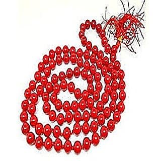 108 beads Red Coral Mala