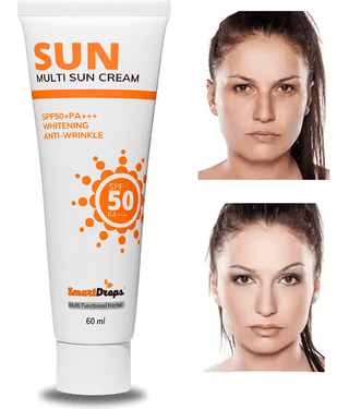 Smartdrops SPF 50 Sunscreen Cream For All Skin Type ( Pack of 1 )