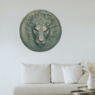 Surreal Lion Face Wall Decor
