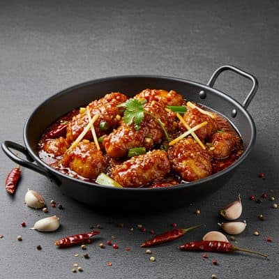 Schezwan Chicken Wet