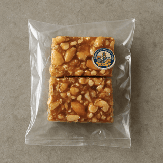 Korra.Rathnalamma Kiosk's dry fruit chikki