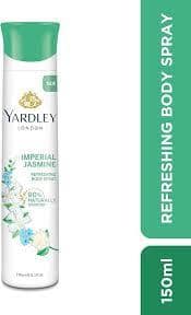 Yardley London Imperial Jasmine Perfumed Deo For Women, 150Ml