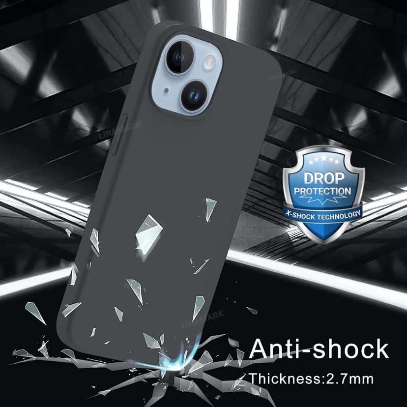 LIRAMARK Liquid Silicone Soft Back Cover Case for Apple iPhone 14 Plus (6.7 inch) view 6