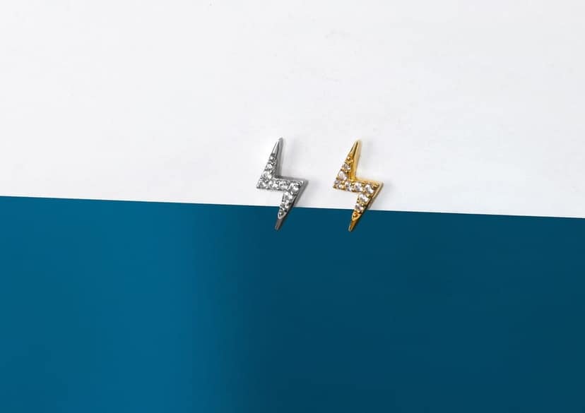 Lightning Bolt Men's Stud (1 Pc Only) view 7