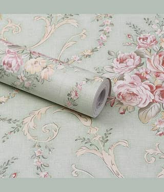 KAAF - Floral Wallpaper ( 40 x 250 ) cm ( Pack of 1 )