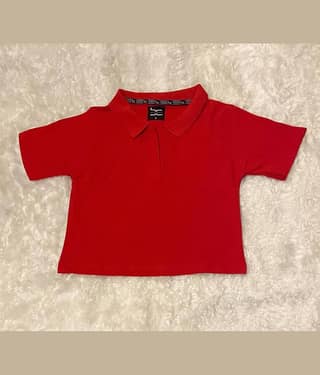 Body Concept Women Cotton Blend Solid Slim Fit Round Neck T-Shirt ( Red )