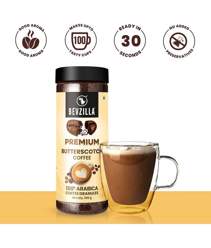 Bevzillla Instant Coffee Powder 200 gm view 4