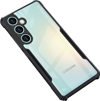 PLUGTECH Slim Shockproof Case | Matte Black Soft | Drop Protection | Precise Cutouts | Premium Mobile Cover for Samsung M55 5G, Samsung F55 5G, Samsung M55s 5G, Samsung C55