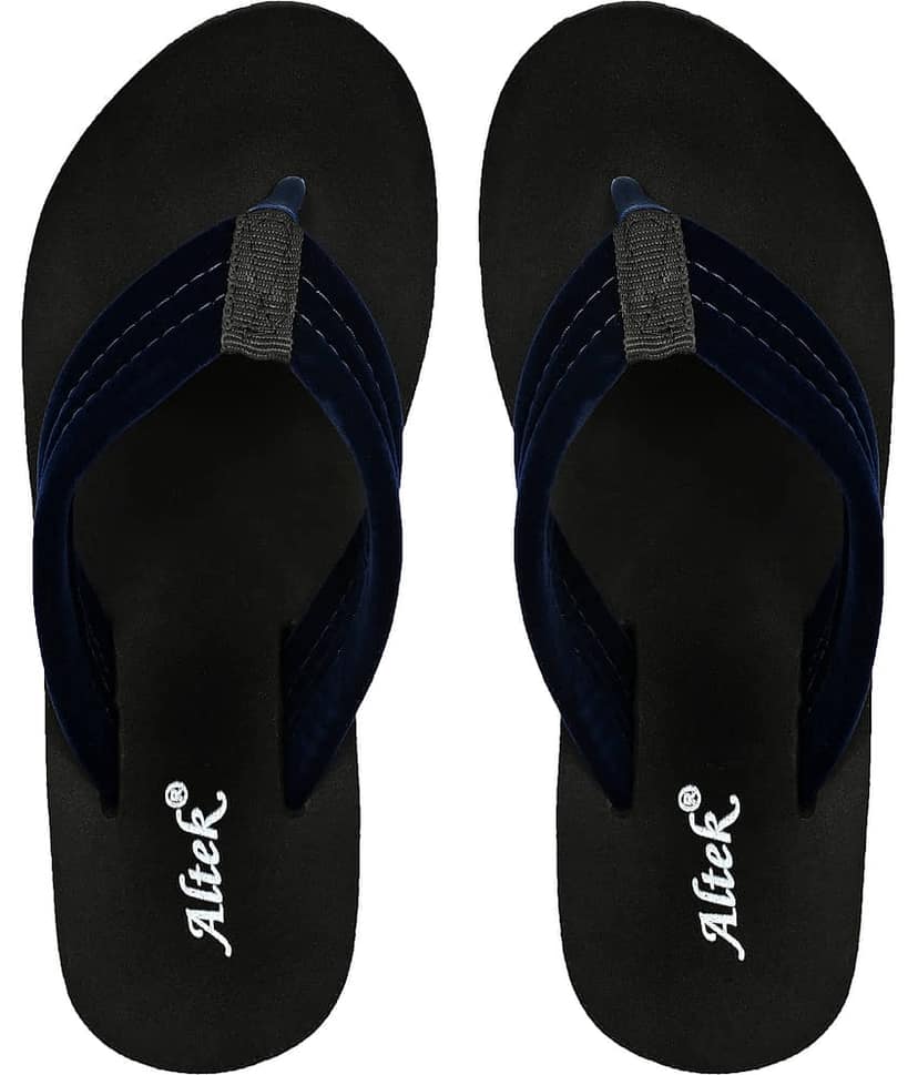 Altek Black Women's Flip Flop view 2