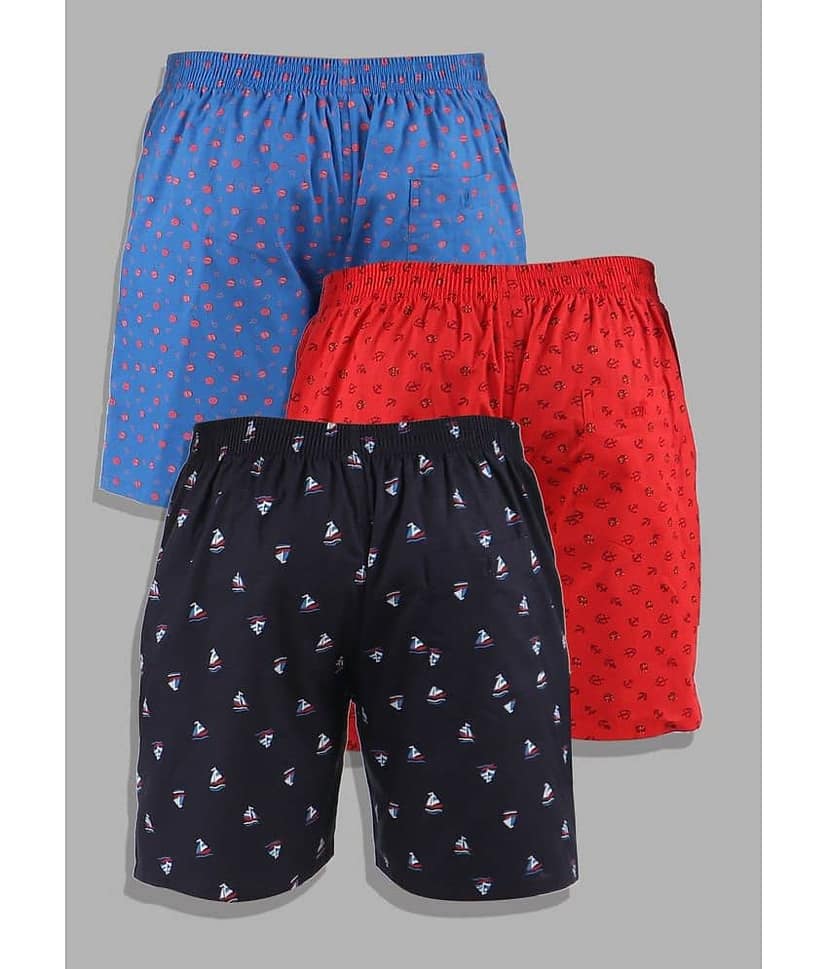 Supersquad Pack of 3 Cotton Boxers For Men's ( Assorted 5 ) view 2