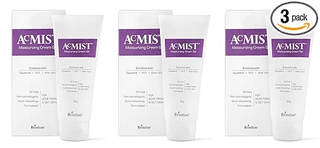 Brinton AcMist Vitamin E & Aloe Vera Based Moisturizing Cream Gel for Acne Prone and Oily Skin | Oil Free Quick Absorbing & Lightweight | 50 g x Pack of 3