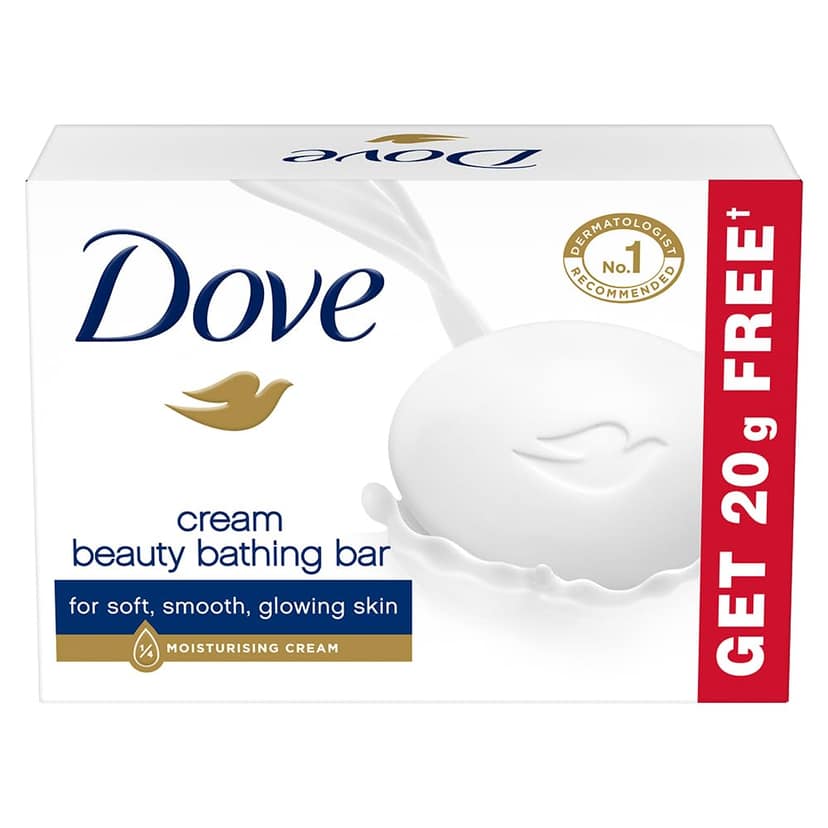 Dove Soap - Cream Beauty Bathing Bar, 75G Pack