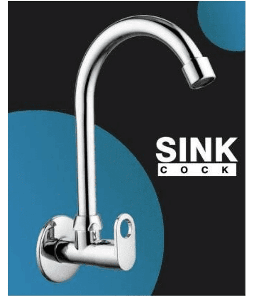 Vigo Zinc Wall Mount Sink Tap for Kitchen Zinc Kitchen Sink Tap (Sink Cock)