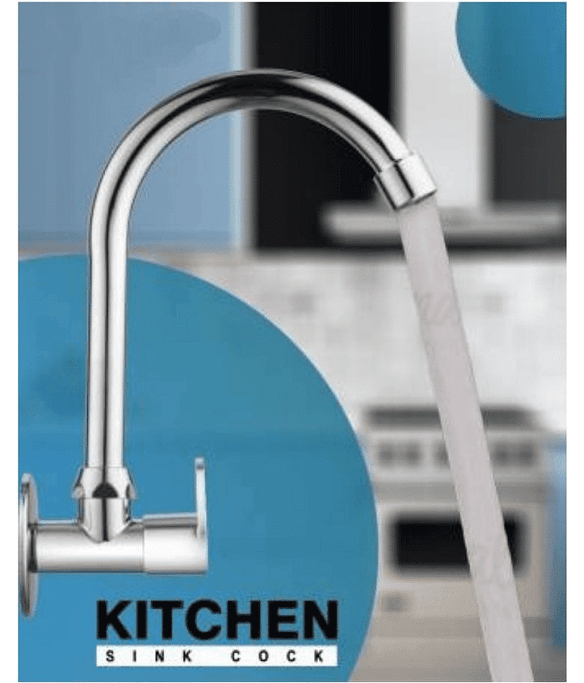 Vigo Zinc Wall Mount Sink Tap for Kitchen Zinc Kitchen Sink Tap (Sink Cock) view 2