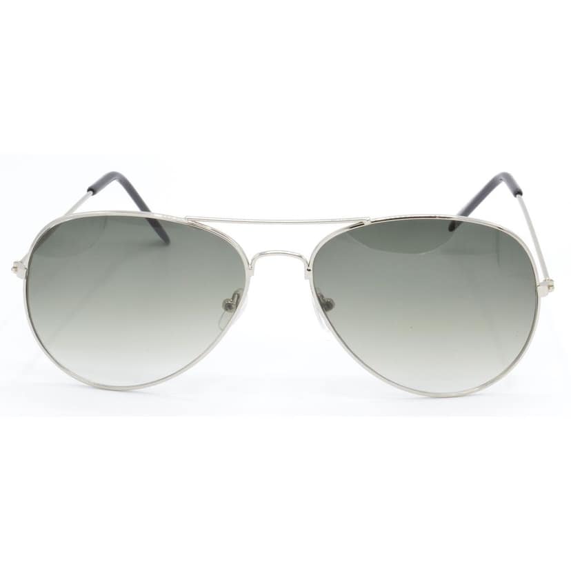 Hrinkar Green Pilot Stylish Goggles Silver Frame Sunglasses for Men & Women - HRS40 view 2