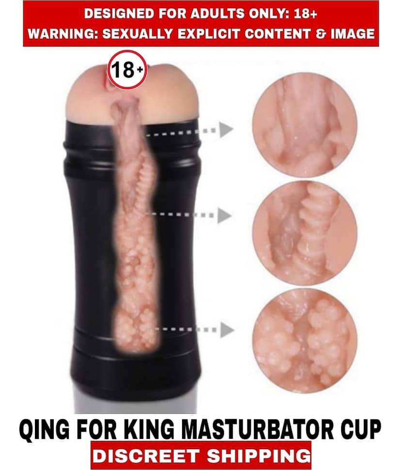 Sexual Wellness Men's Sex Toys Masturbators & Fleshlights Qing For King Cup Pussy Masturbator For Men view 2
