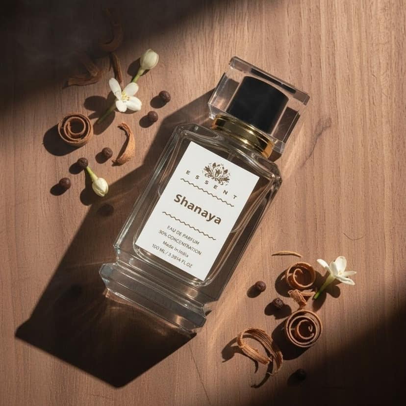 Essent Perfumes Shanaya Eau de Parfum (EDP) – Floral Oud Sweet Long Lasting Perfume – Women’s Fragrance view 3