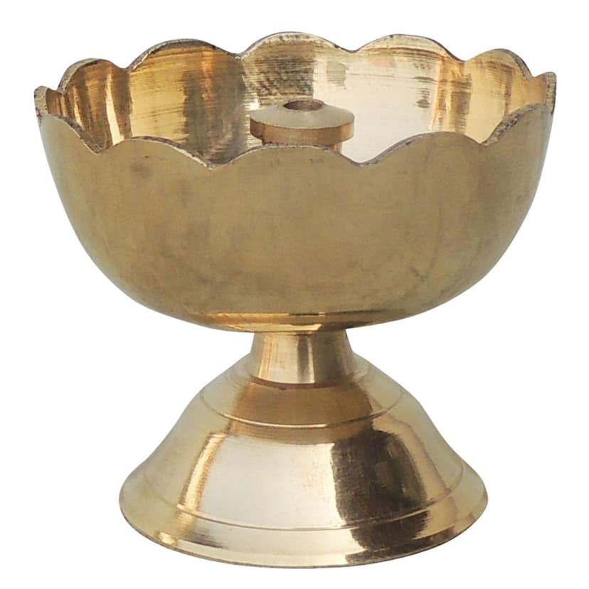 Brass Kamal Deepak No. 3 (FMAS635 D) view 2