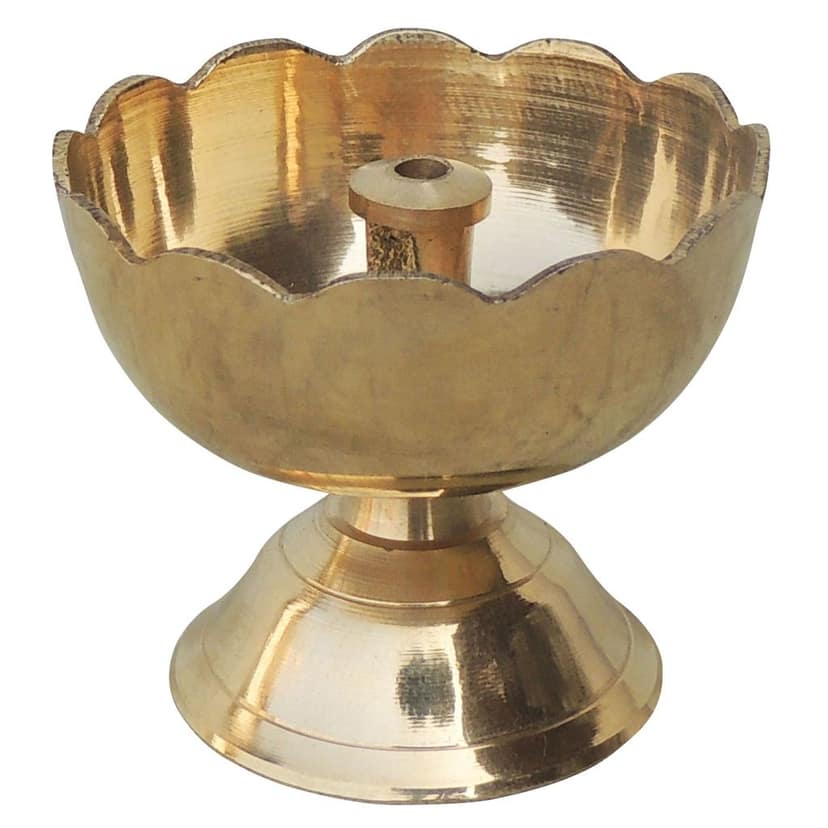 Brass Kamal Deepak No. 3 (FMAS635 D) view 3