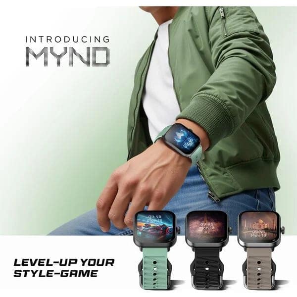 Fastrack MYND - 4.9 cm AMOLED Display, Offline Voice Commands, AI Watchface, AI Chat, BT Calling IP68 Smartwatch view 4