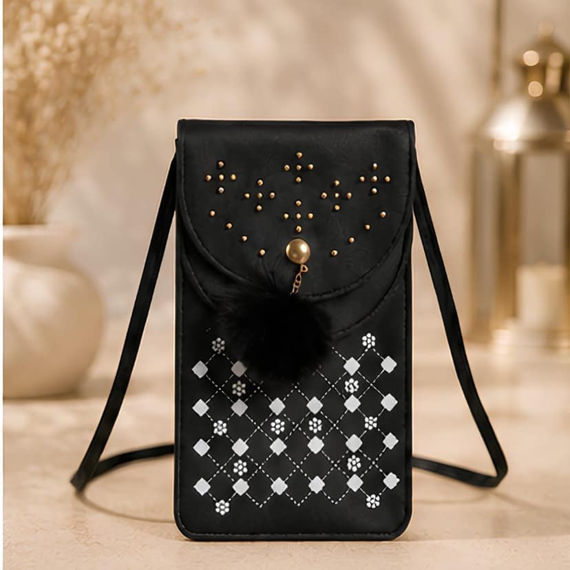 Midnight Charm Tassel Sling Bag view 3