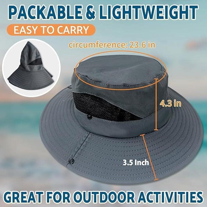 HSR Lightweight Breathable Stylish Summer Hat Cap for Men Women view 3