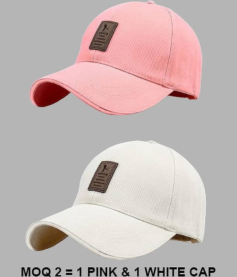 Bolax Multicolor Cotton Women's Cap ( Pack of 2 )
