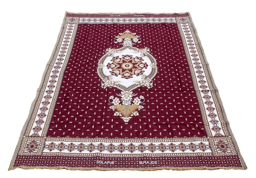Solance Cotton Solapur Carpet, Dhurrie, Rug, Galicha (Multicolour, 58 inch x 88 inch) Pack of 1 view 2