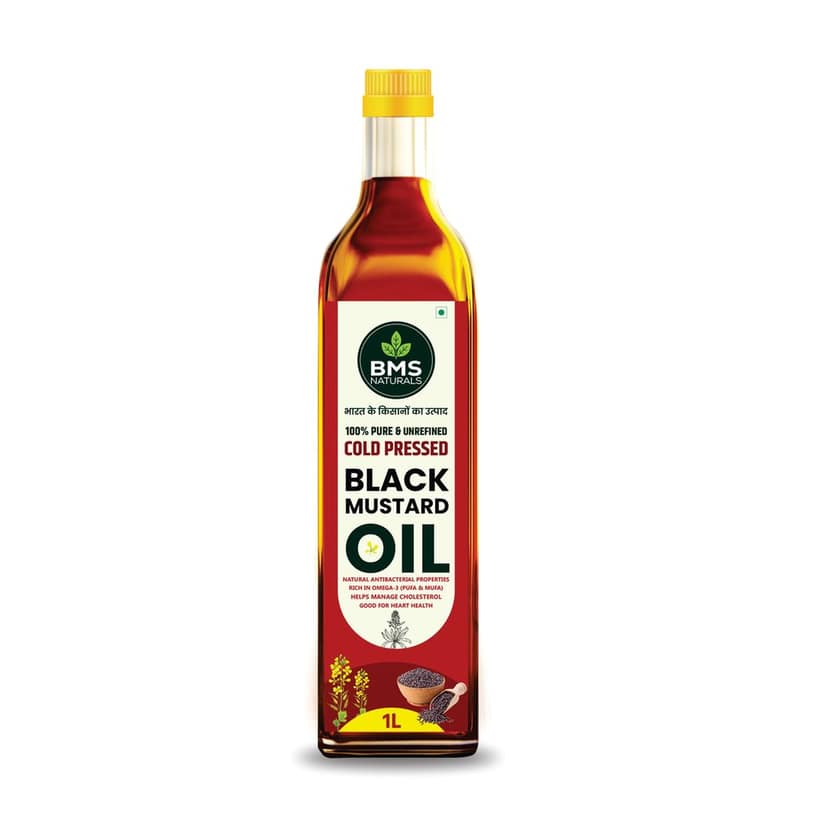 Cold Pressed Black Mustard Oil - 1L