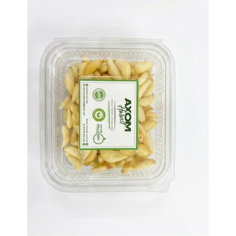 Peeled Garlic - 100 gm - One plastic container view 4