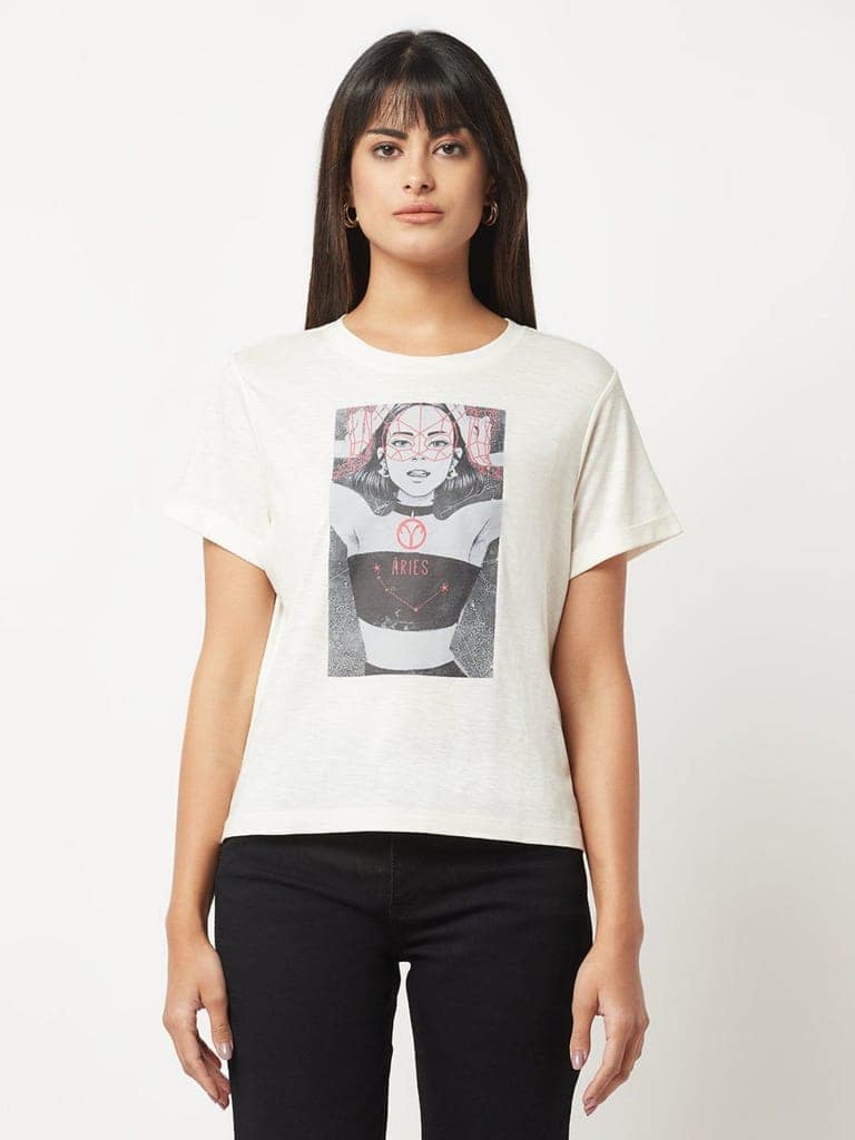 Aries Zodiac Sign T-Shirt view 4