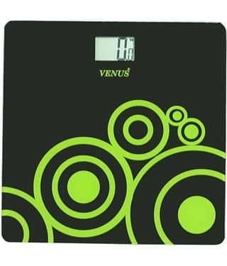 Venus Black Digital LCD Weighing Scale