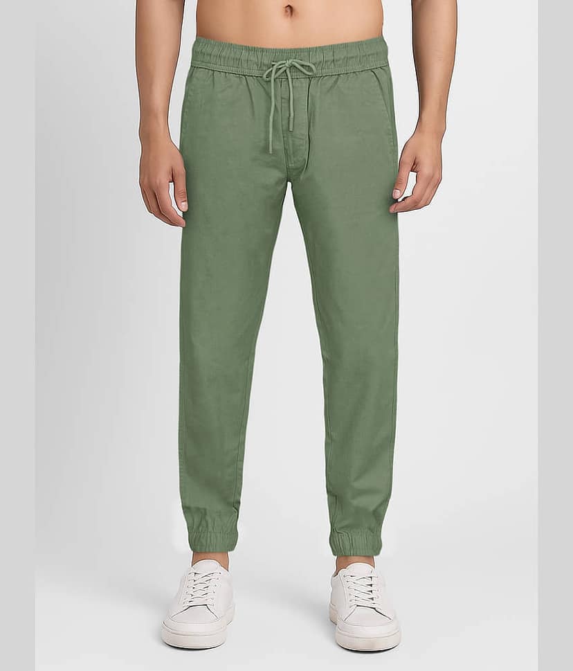 plounge Regular Men's Joggers - Green ( Pack of 1 )
