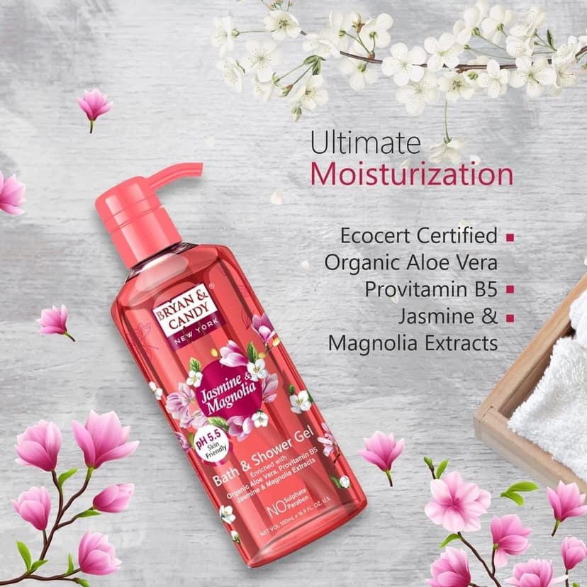 Bryan & Candy Jamine & Mangolia Bath Shower Gel 500 Ml view 4