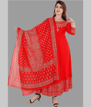 Smien Rayon Printed Anarkali Women's Kurti - Green ( Pack of 1 )