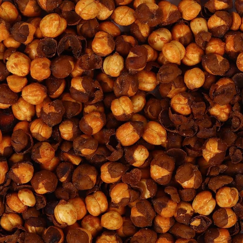 Rural Roots Masala Chana - 100 Gram | Roasted Chana Whole | Desi Chickpeas | Whole Chana with Skin | Tangy & Spicy Chickpeas Snack | Crunchy & Healthy Roasted Bengal Gram | Tasty Travel Food view 4