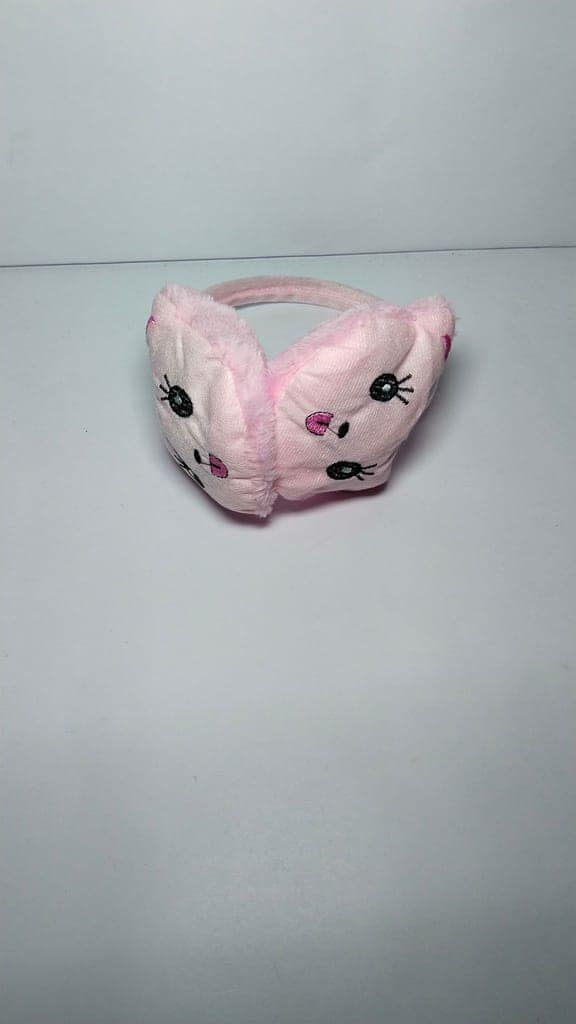 Plush cat earmuffs