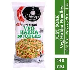 Ching's Just Soak Veg Hakka Noodles, 140Gm